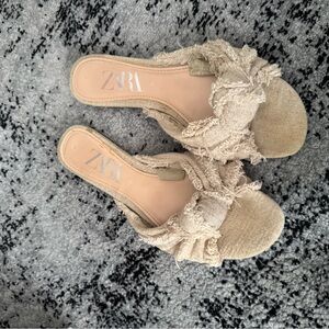 Zara Women's Cream Sandals